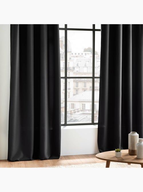 Rideau essentiel uni à oeillets - Kiabi