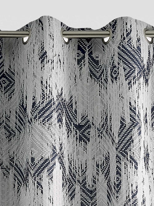 Rideau ethnique en jacquard - Kiabi