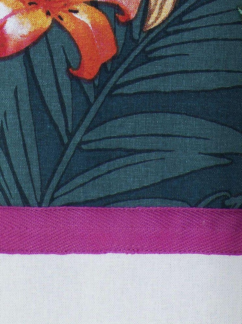 Rideau Exotic Paradise Bleu - Kiabi