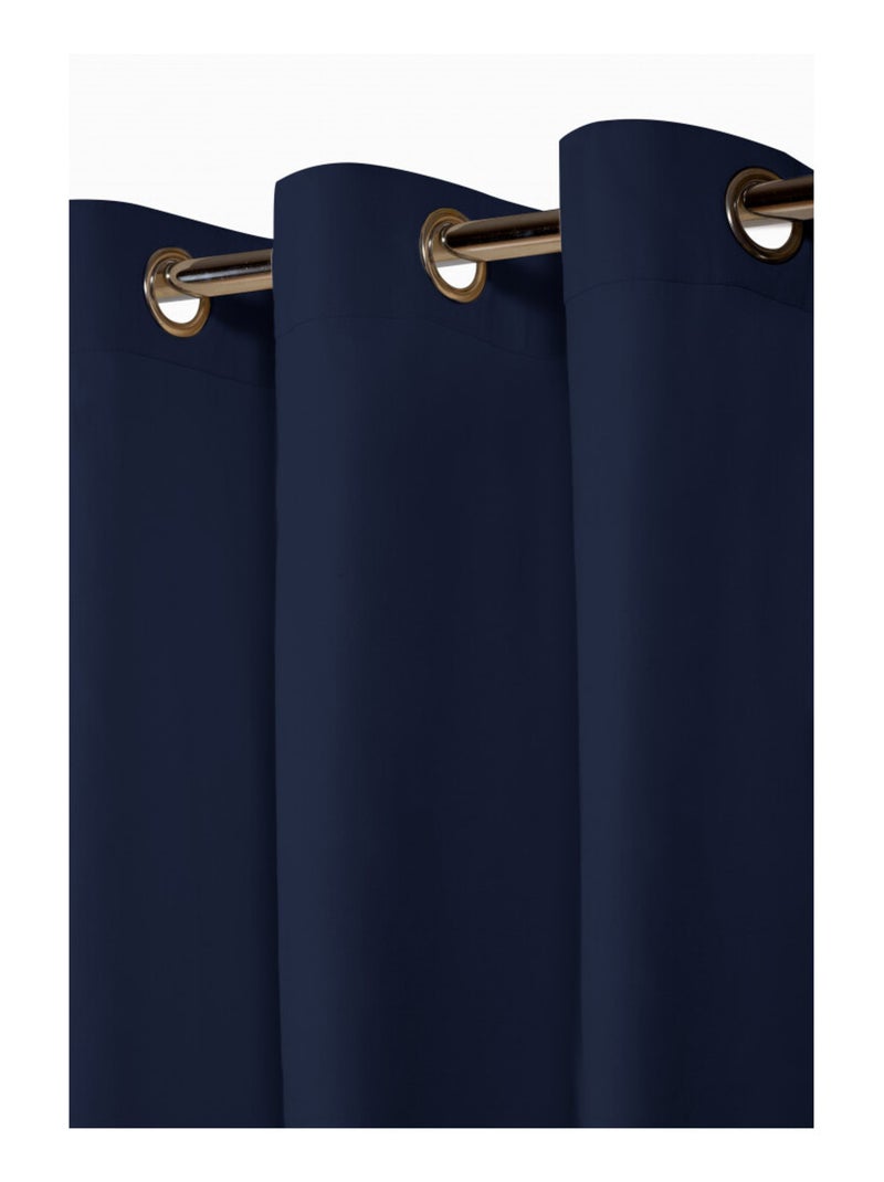 Rideau Extérieur 140x240cm "Victoria" Bleu marine - Kiabi