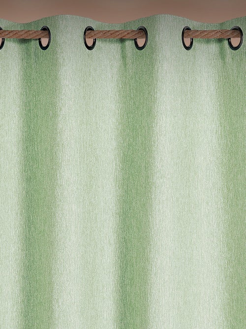 Rideau extérieur déperlant  - Effet chiné - Kiabi