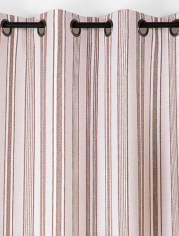 Rideau extérieur déperlant rayé