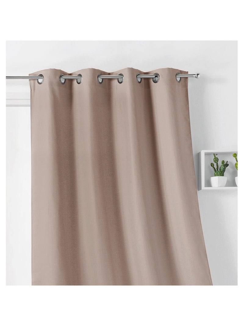 Rideau extérieur imperméable Beige foncé - Kiabi