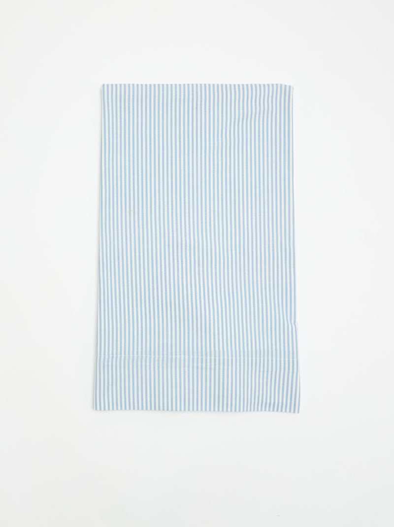 Rideau fantaisie 140x240 cm en coton Bleu - Kiabi
