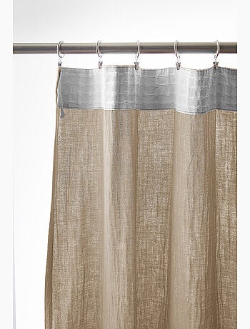 Rideau Galon Fronceur – Double Gaze de Coton Gaïa