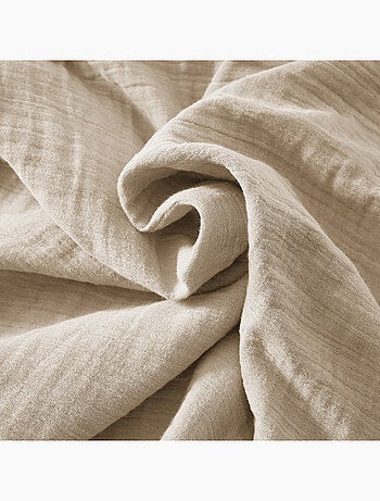 Rideau Galon Fronceur – Double Gaze de Coton Gaïa