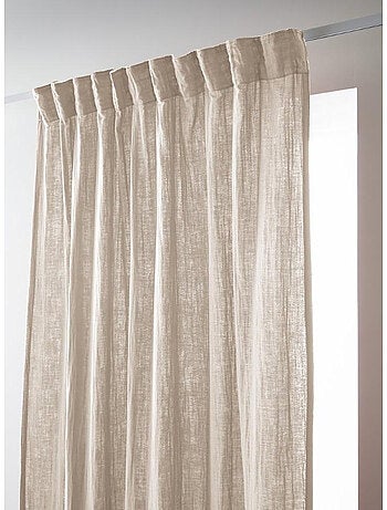 Rideau Galon Fronceur – Double Gaze de Coton Gaïa