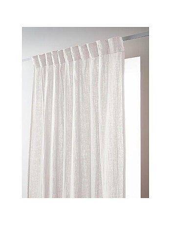 Rideau Galon Fronceur – Double Gaze de Coton Gaïa