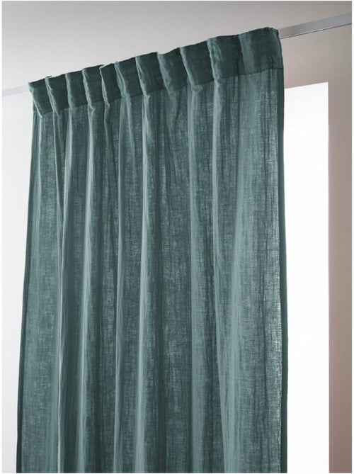 Rideau Galon Fronceur – Double Gaze de Coton Gaïa - Kiabi Rideau Galon Fronceur – Double Gaze de Coton Gaïa - Kiabi