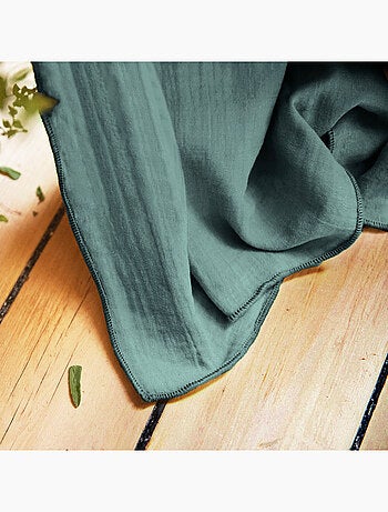 Rideau Galon Fronceur – Double Gaze de Coton Gaïa