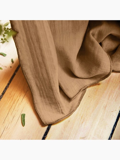 Rideau Galon Fronceur – Double Gaze de Coton Gaïa - Kiabi