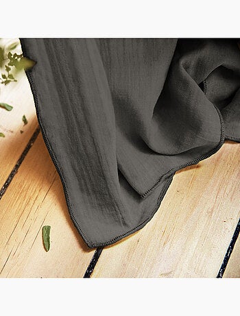 Rideau Galon Fronceur – Double Gaze de Coton Gaïa