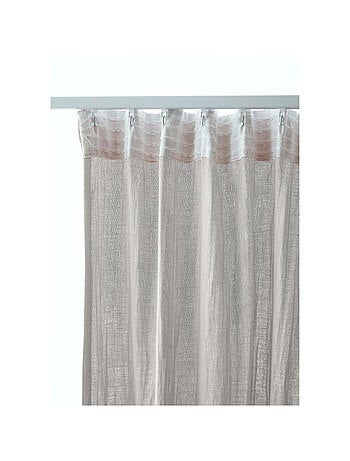 Rideau Galon Fronceur – Double Gaze de Coton Gaïa