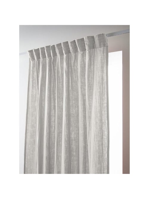 Rideau Galon Fronceur – Double Gaze de Coton Gaïa - Kiabi