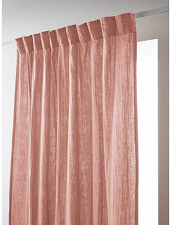Rideau Galon Fronceur – Double Gaze de Coton Gaïa