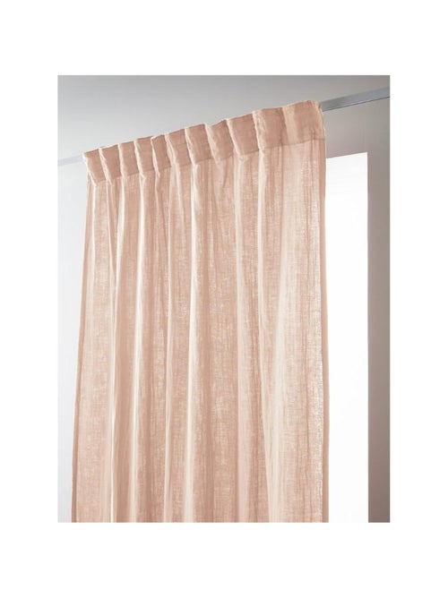 Rideau Galon Fronceur – Double Gaze de Coton Gaïa - Kiabi