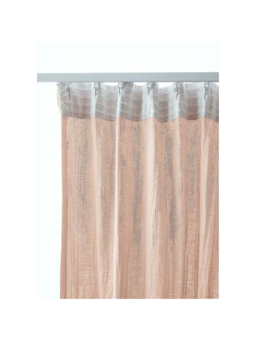 Rideau Galon Fronceur – Double Gaze de Coton Gaïa - Kiabi