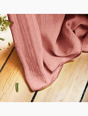 Rideau Galon Fronceur – Double Gaze de Coton Gaïa