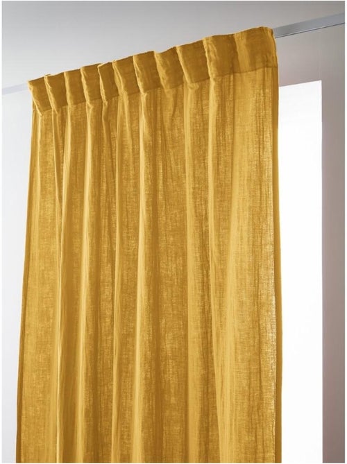 Rideau Galon Fronceur – Double Gaze de Coton Gaïa - Kiabi Rideau Galon Fronceur – Double Gaze de Coton Gaïa - Kiabi