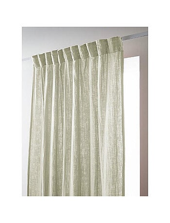 Rideau Galon Fronceur – Double Gaze de Coton Gaïa