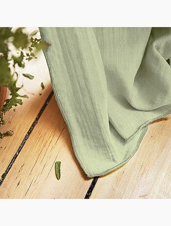 Rideau Galon Fronceur – Double Gaze de Coton Gaïa