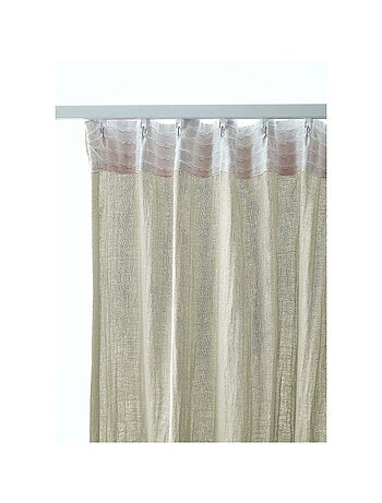 Rideau Galon Fronceur – Double Gaze de Coton Gaïa