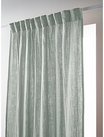 Rideau Galon Fronceur – Double Gaze de Coton Gaïa