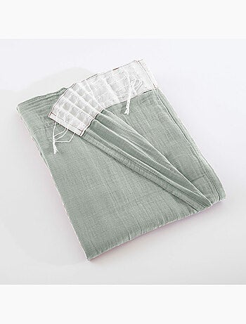 Rideau Galon Fronceur – Double Gaze de Coton Gaïa
