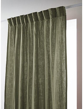 Rideau Galon Fronceur – Double Gaze de Coton Gaïa