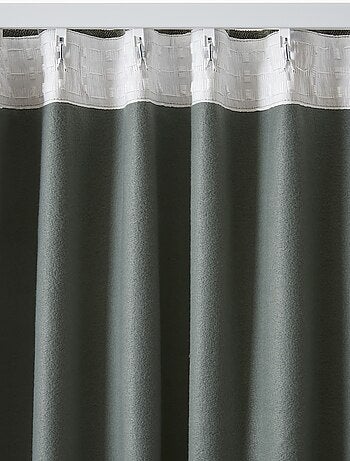 Rideau galon fronceur occultant polaire Bjorn - Terre de Nuit