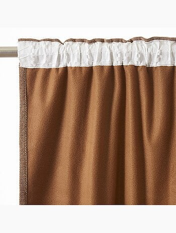 Rideau galon fronceur occultant polaire Bjorn - Terre de Nuit