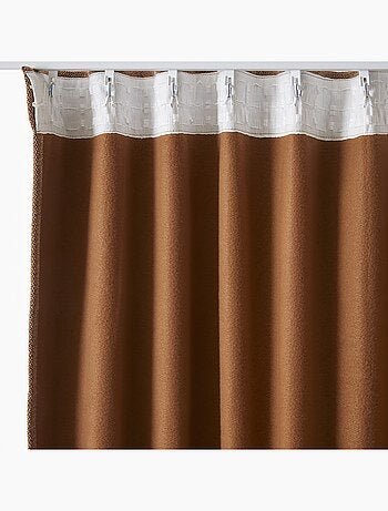 Rideau galon fronceur occultant polaire Bjorn - Terre de Nuit