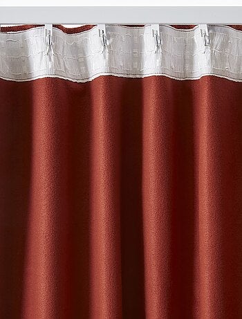 Rideau galon fronceur occultant polaire Bjorn - Terre de Nuit