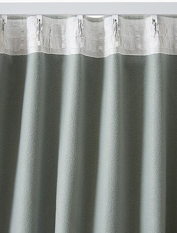 Rideau galon fronceur occultant polaire Bjorn - Terre de Nuit