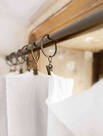 Rideau gaze de coton ajustable - Terre de Nuit