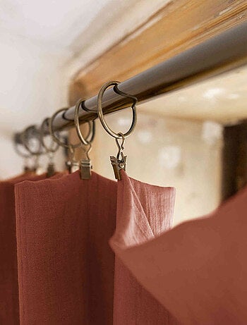 Rideau gaze de coton ajustable - Terre de Nuit