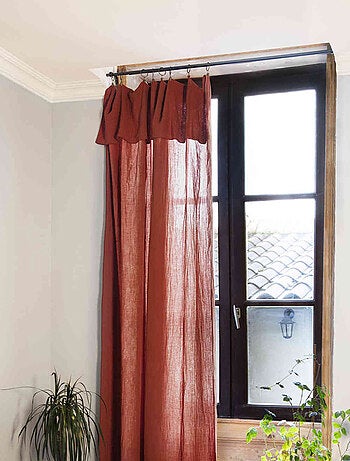 Rideau gaze de coton ajustable - Terre de Nuit