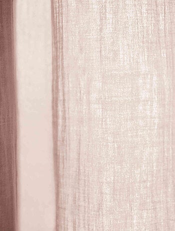 Rideau gaze de coton ajustable - Terre de Nuit