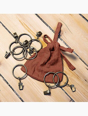 Rideau gaze de coton ajustable - Terre de Nuit