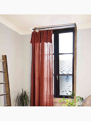 Rideau gaze de coton ajustable - Terre de Nuit