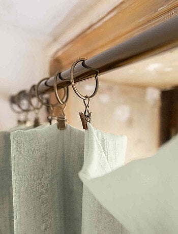 Rideau gaze de coton ajustable - Terre de Nuit