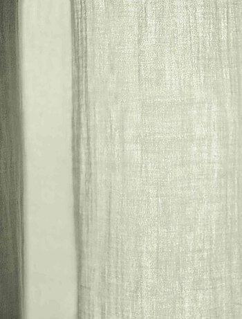 Rideau gaze de coton ajustable - Terre de Nuit