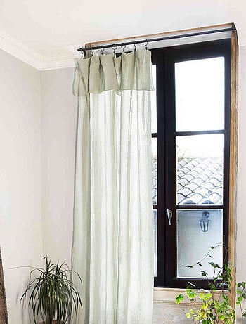 Rideau gaze de coton ajustable - Terre de Nuit