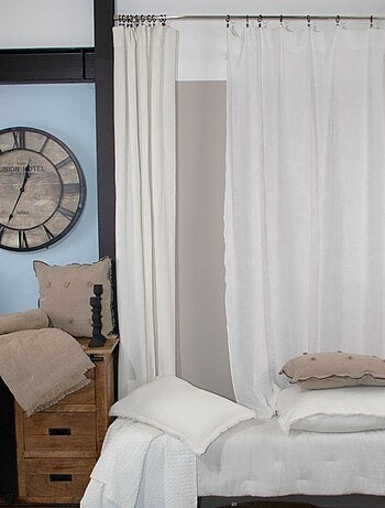 Rideau gaze de coton ajustable