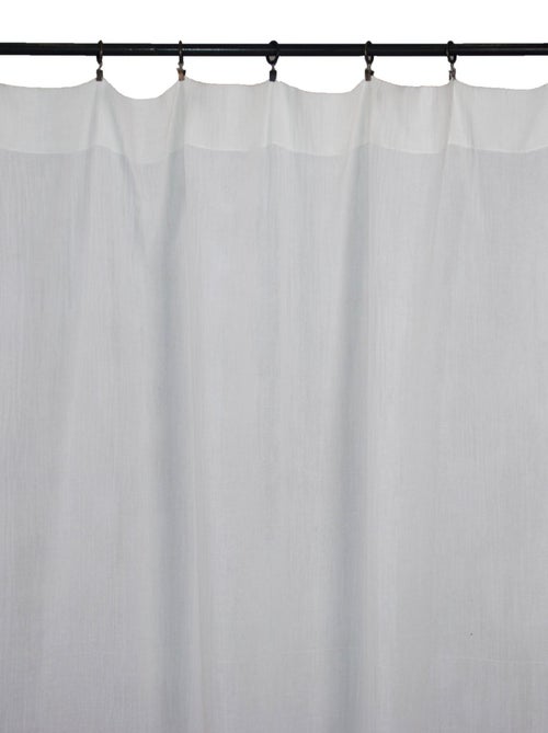 Rideau gaze de coton ajustable - Kiabi