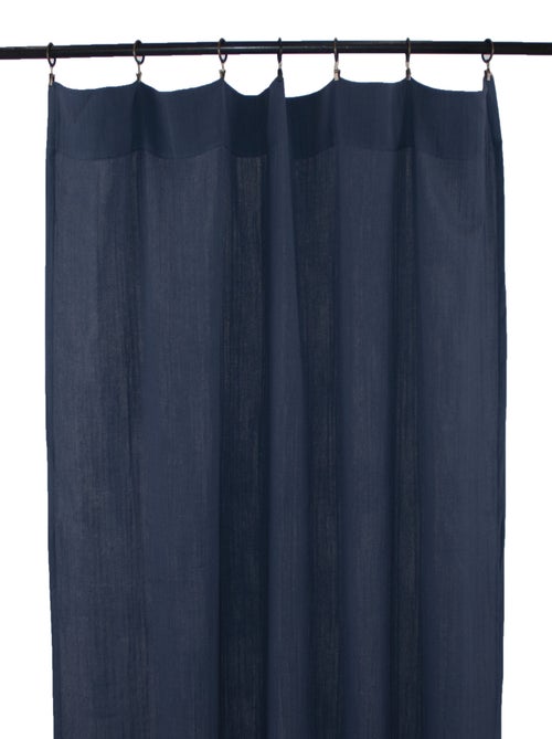Rideau gaze de coton ajustable - Kiabi