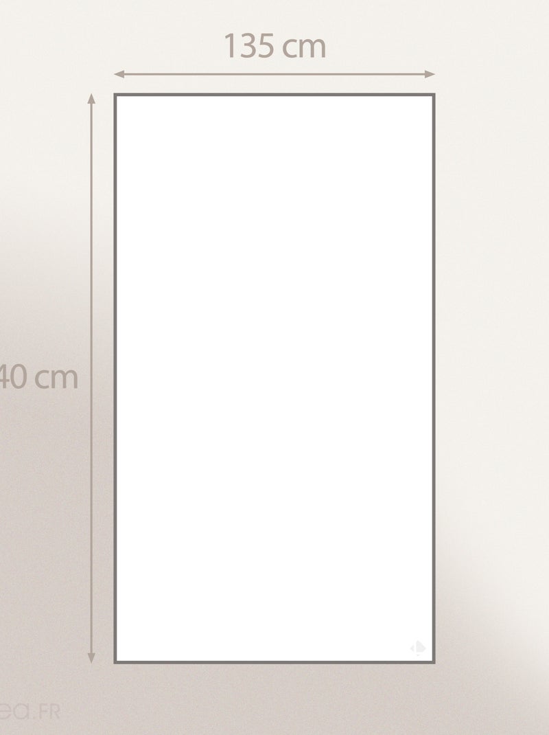 Rideau GAZGAZ gaze de coton Moutarde - Kiabi