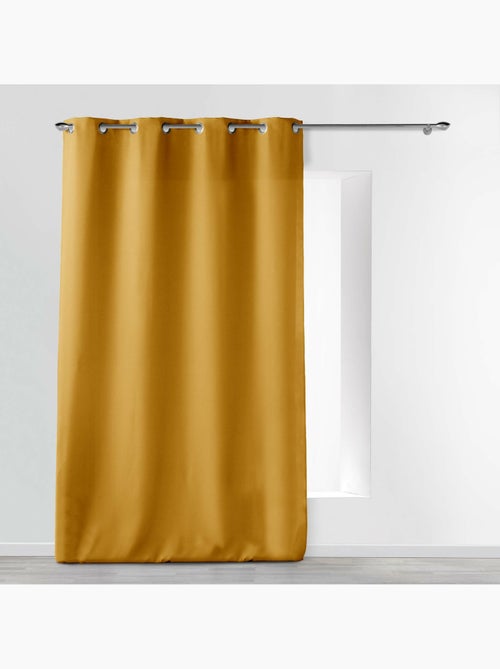 Rideau grande hauteur à œillets – Polyester uni Essentiel - Kiabi
