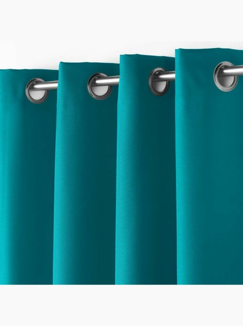 Rideau grande hauteur à œillets – Polyester uni Essentiel - Kiabi