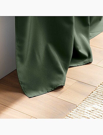 Rideau grande hauteur à œillets – Polyester uni Essentiel